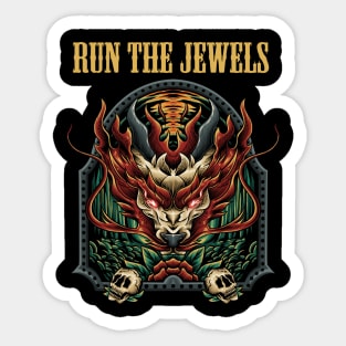 RUN THE JEWELS BAND Sticker